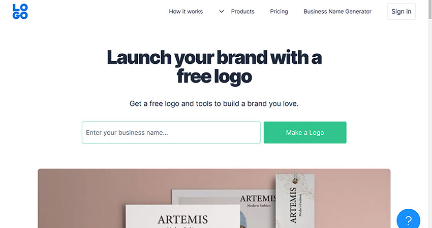 بهترین سایت طراحی لوگو با هوش مصنوعی 5 سایت طراحی لوگو با هوش مصنوعی logo.com