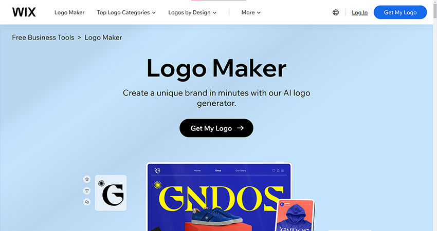 بهترین سایت طراحی لوگو با هوش مصنوعی 9 سایت طراحی لوگو Wix Logo Maker